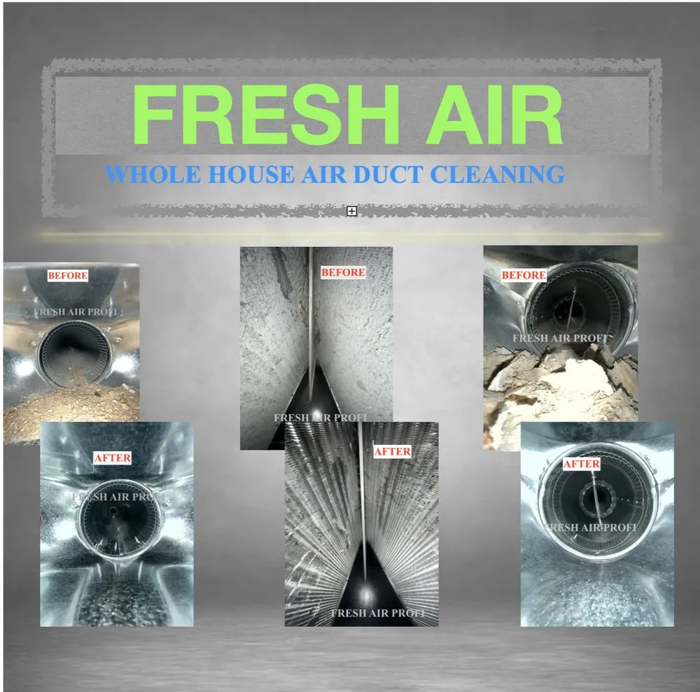 Slide of Air Duct Clean & Fresh