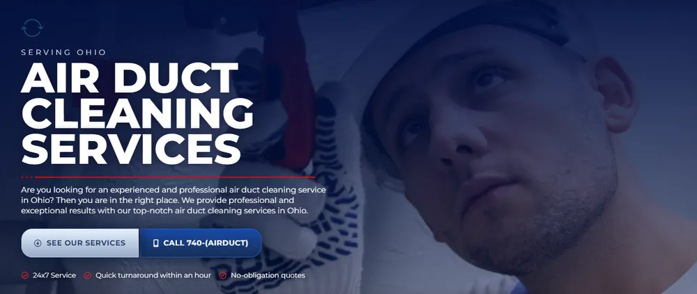 Slide of Air Duct Cleaning