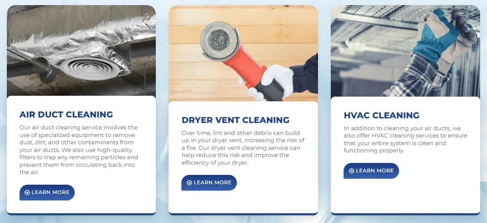 Slide of Air Duct Cleaning