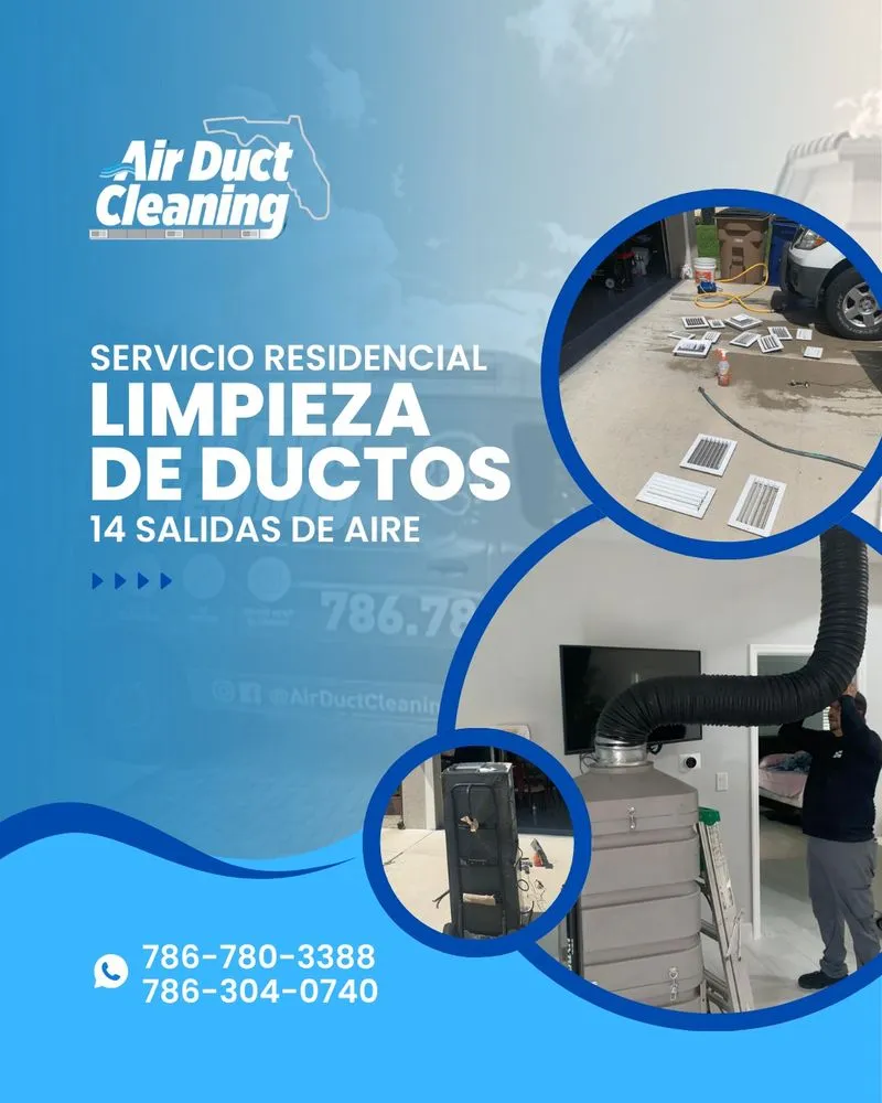 Slide of Air Duct Cleaning