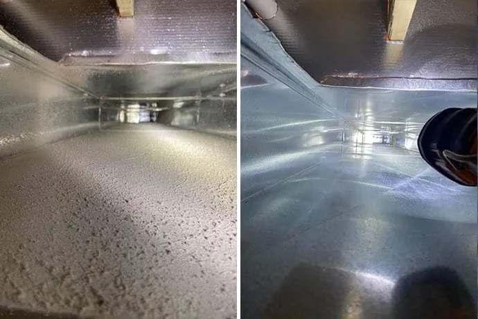 Slide of Air Duct Cleaning