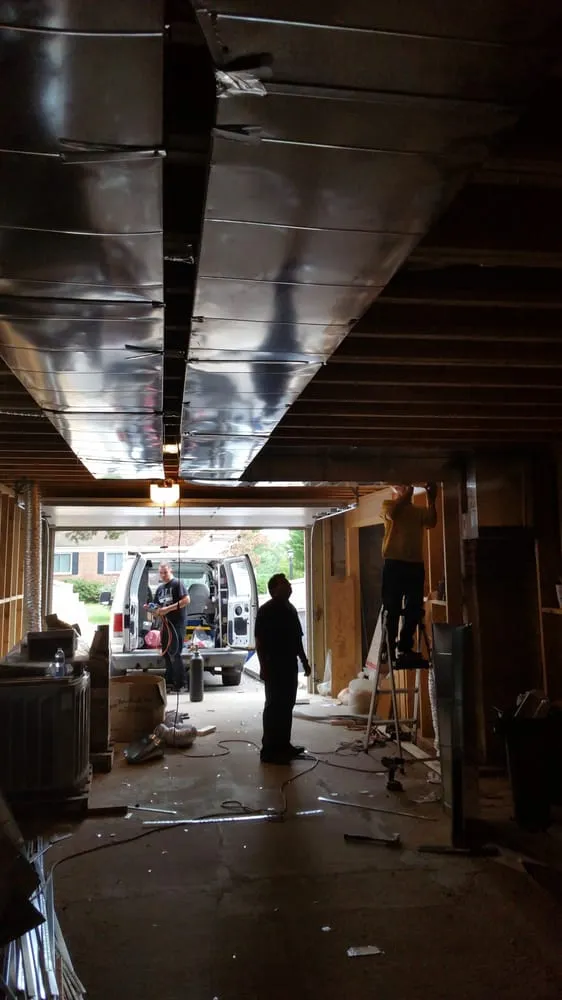 Slide of Air Ducts Heat and Cooling