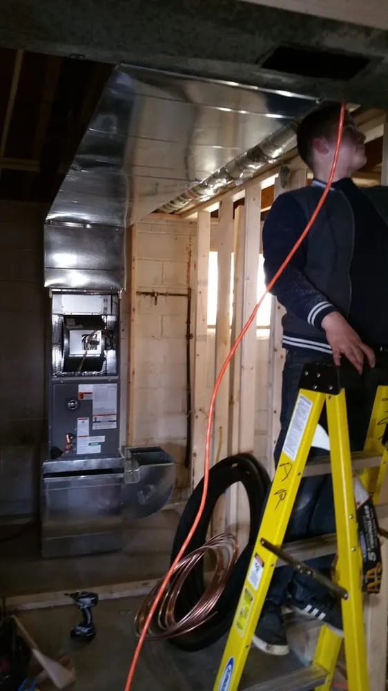 Slide of Air Ducts Heat and Cooling