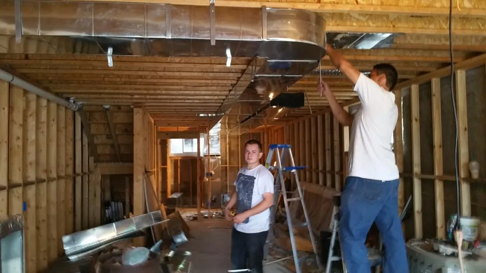 Slide of Air Ducts Heat and Cooling