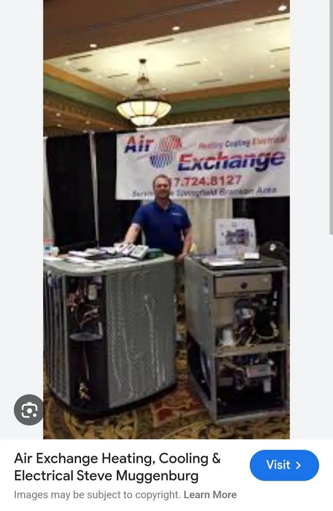 Slide of Air Exchange Heating Cooling and Electrical
