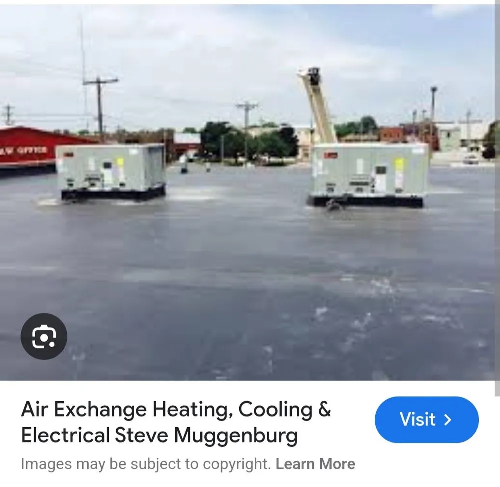 Slide of Air Exchange Heating Cooling and Electrical