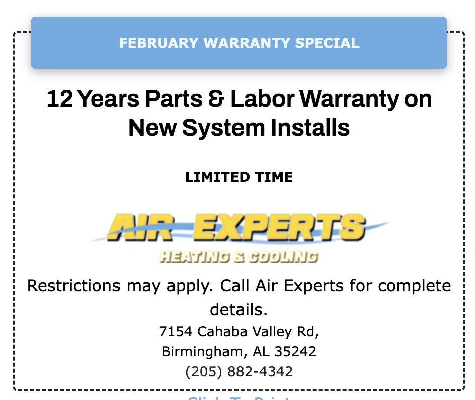 Slide of Air Experts