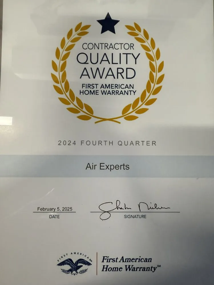 Slide of Air Experts