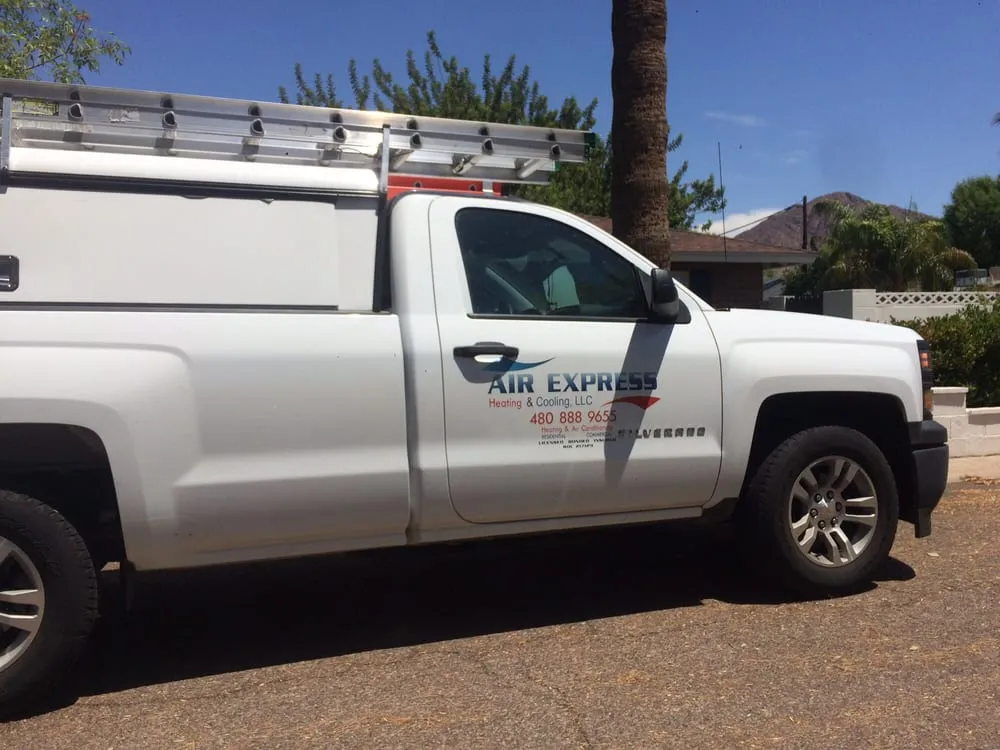 Slide of Air Express Heating and Cooling