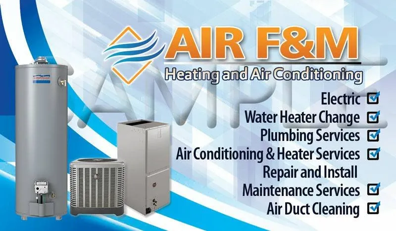 Slide of Air F & M Heating and Air Conditioning