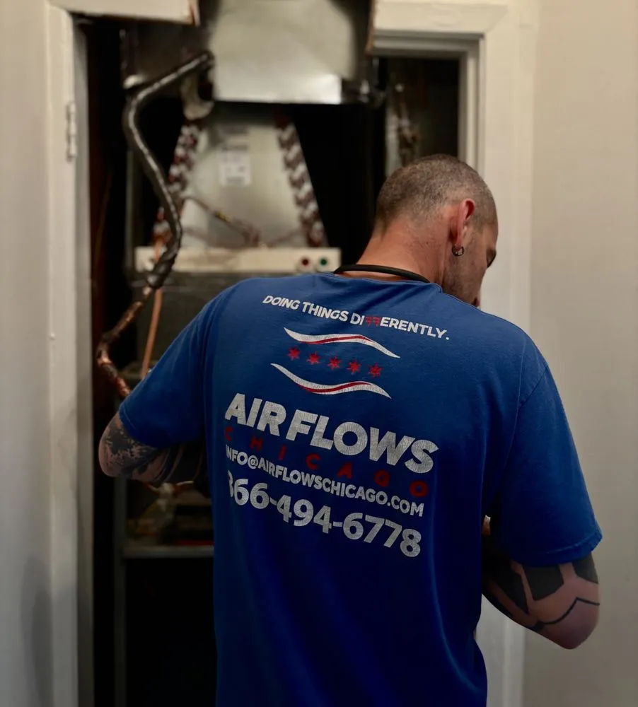 Slide of Air Flows Chicago