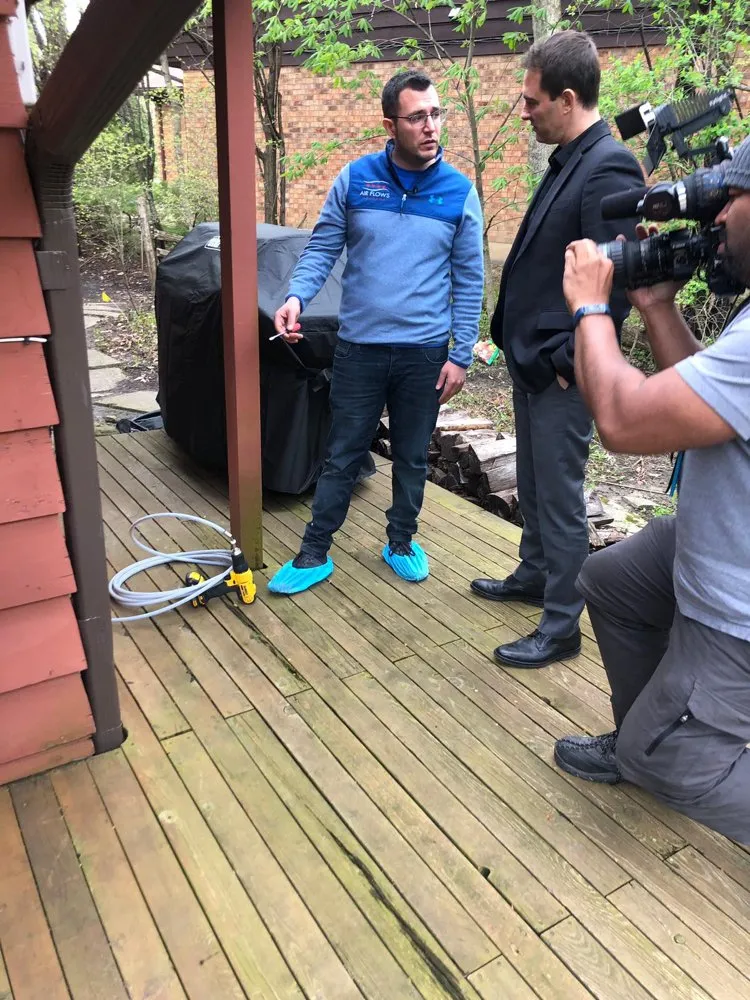 Slide of Air Flows Chicago