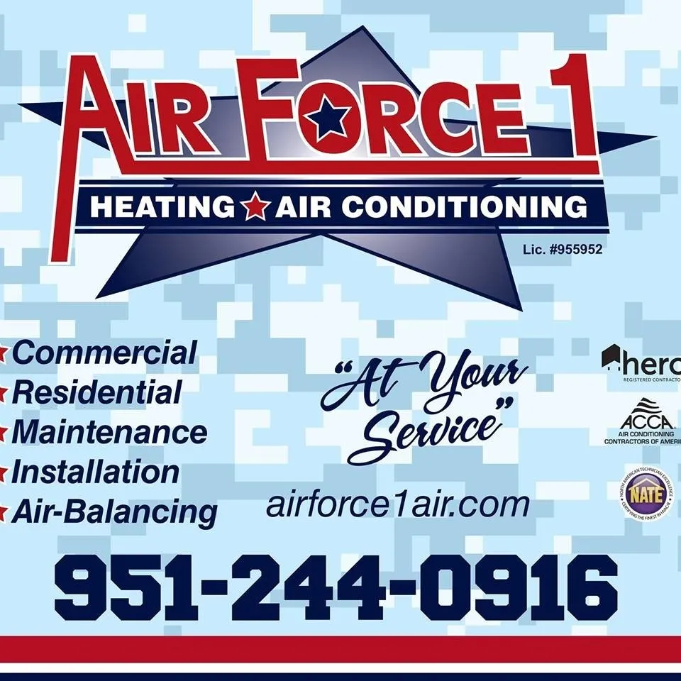 Slide of Air Force 1 Heating & Air Conditioning