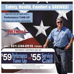 Slide of Air Force 1 Heating & Air Conditioning