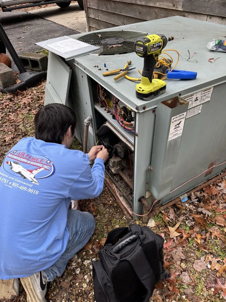 Slide of Air Force Air Conditioning & Heating