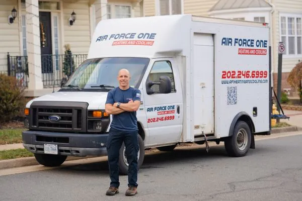 Air Force One Heating & Cooling Logo