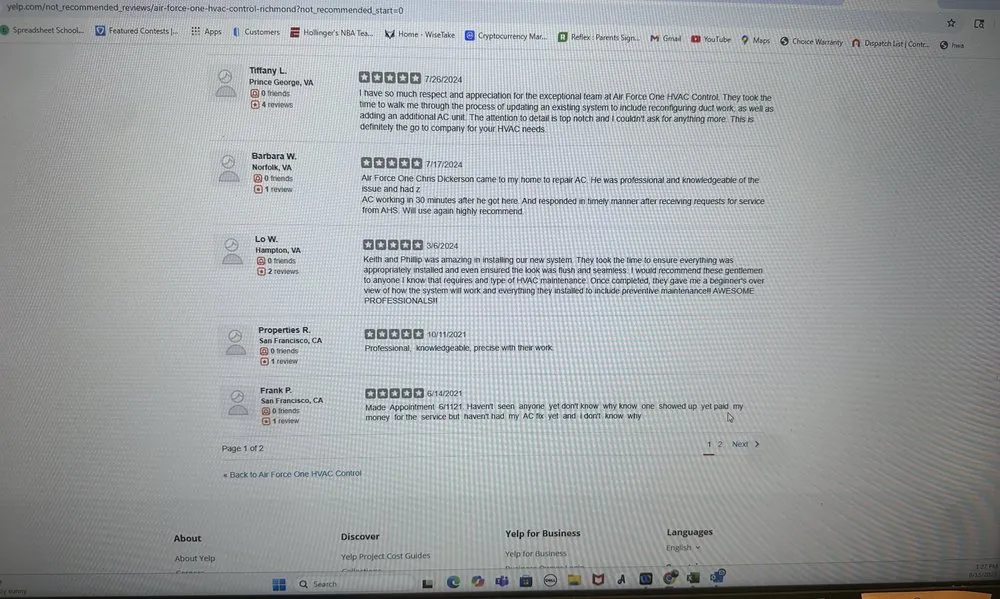 Slide of Air Force One