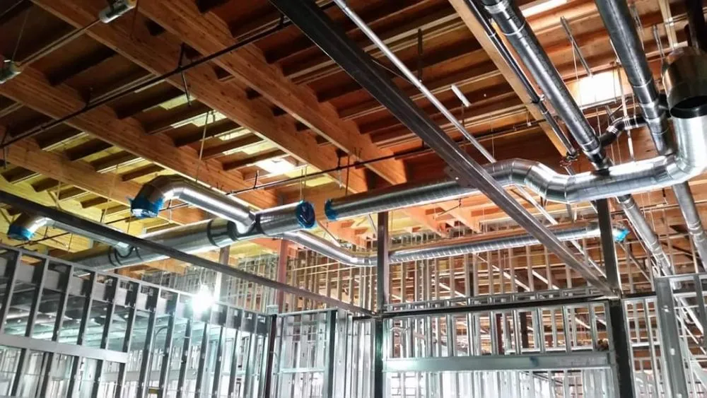 Slide of AIR FORCED HEATING AND AIR CONDITIONING