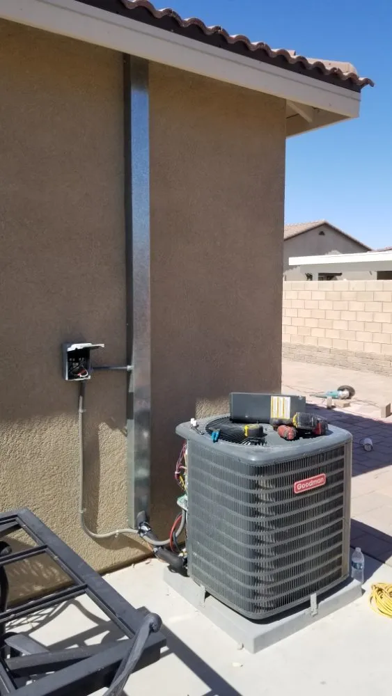 Slide of AIR FORCED HEATING AND AIR CONDITIONING