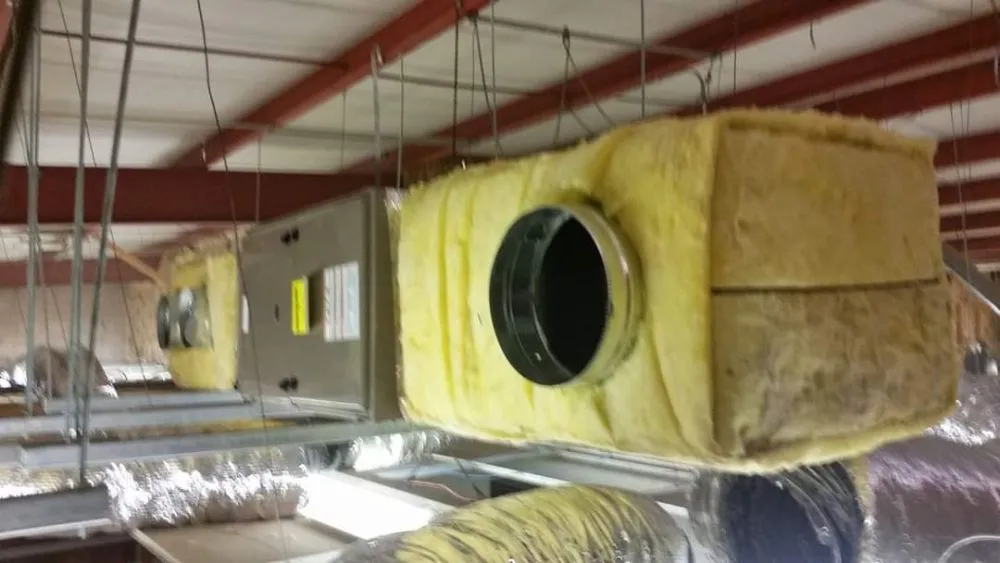 Slide of AIR FORCED HEATING AND AIR CONDITIONING