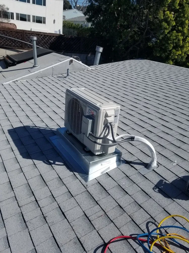 Slide of AIR FORCED HEATING AND AIR CONDITIONING