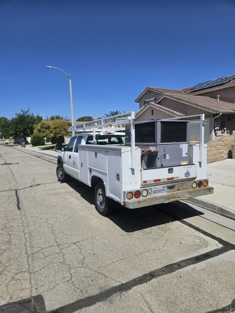 Slide of AIR FORCED HEATING AND AIR CONDITIONING