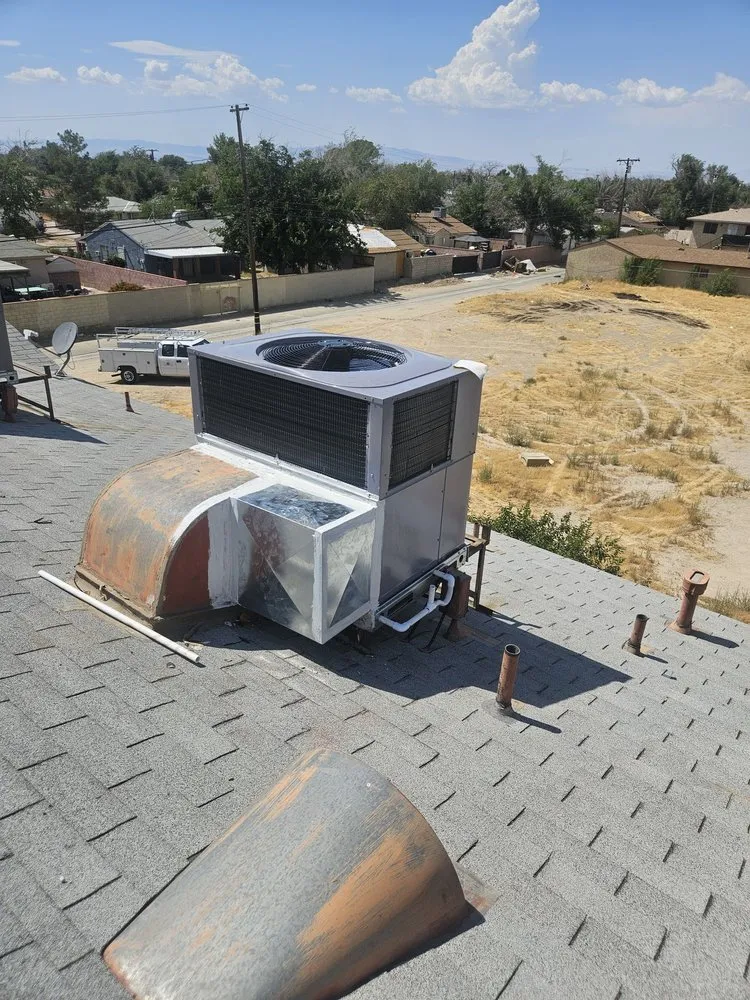 Slide of AIR FORCED HEATING AND AIR CONDITIONING