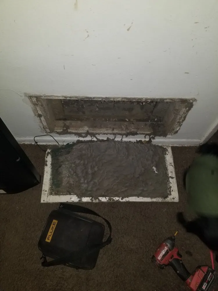 Slide of AIR FORCED HEATING AND AIR CONDITIONING