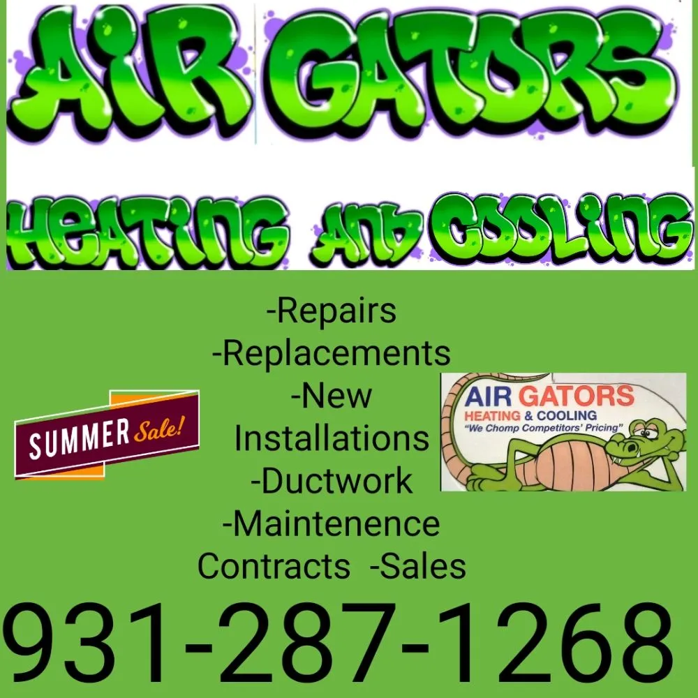 Slide of Air Gators Heating And Cooling