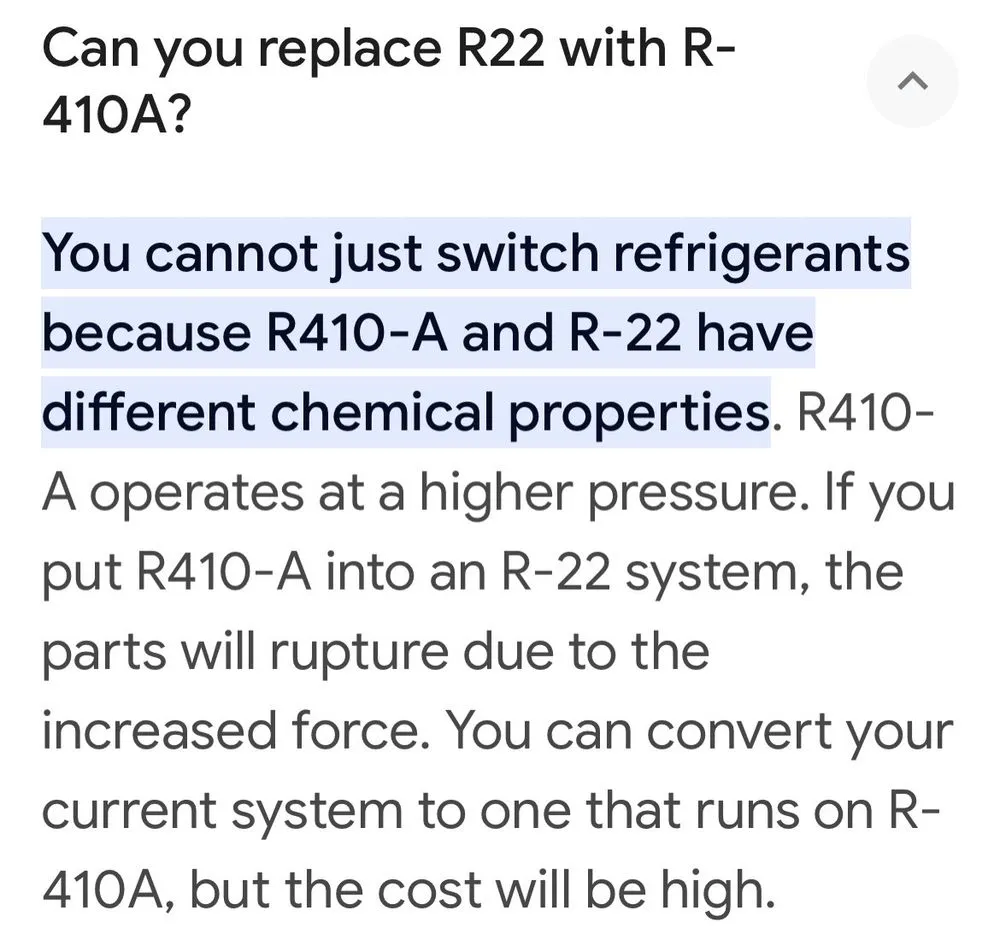 Slide of Air Light Ac Service