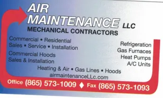 Slide of Air Maintenance
