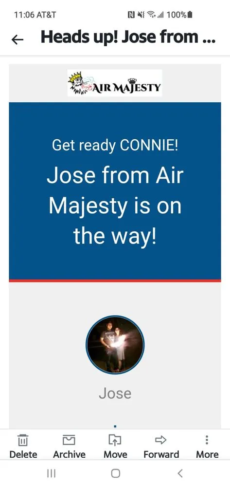 Slide of Air Majesty A/C & Heating