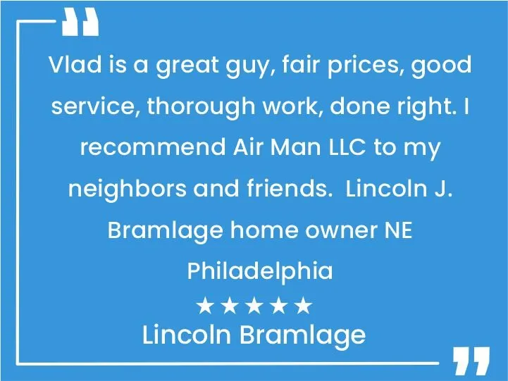 Slide of Air Man HVAC