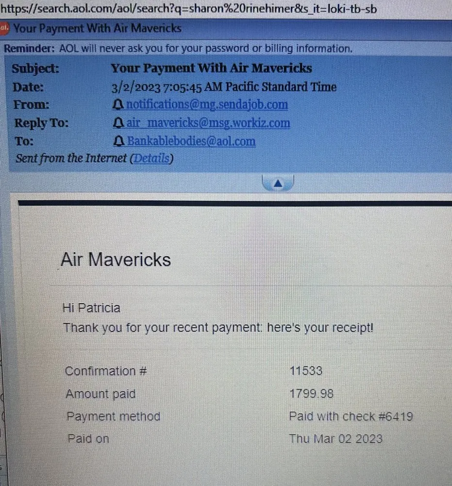 Slide of Air Mavericks