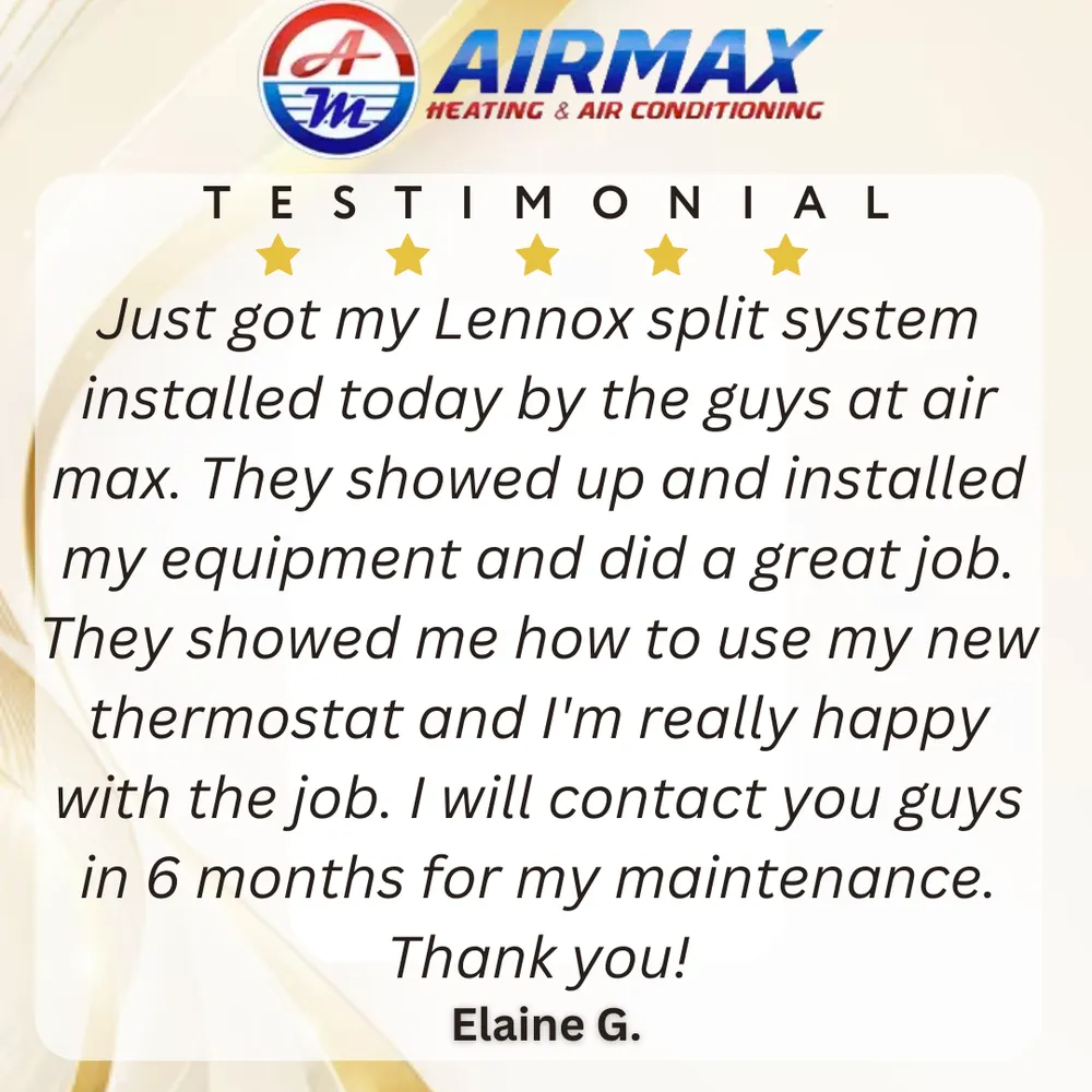 Slide of Air Max HVAC