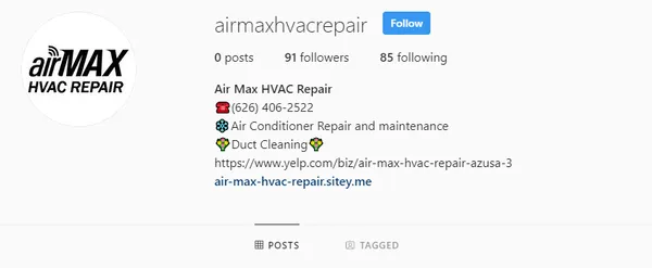 Air Max HVAC Repair Logo