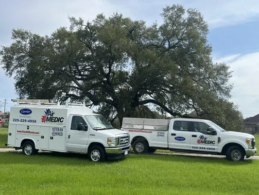 Air Medic Air Conditioning & Heating Logo