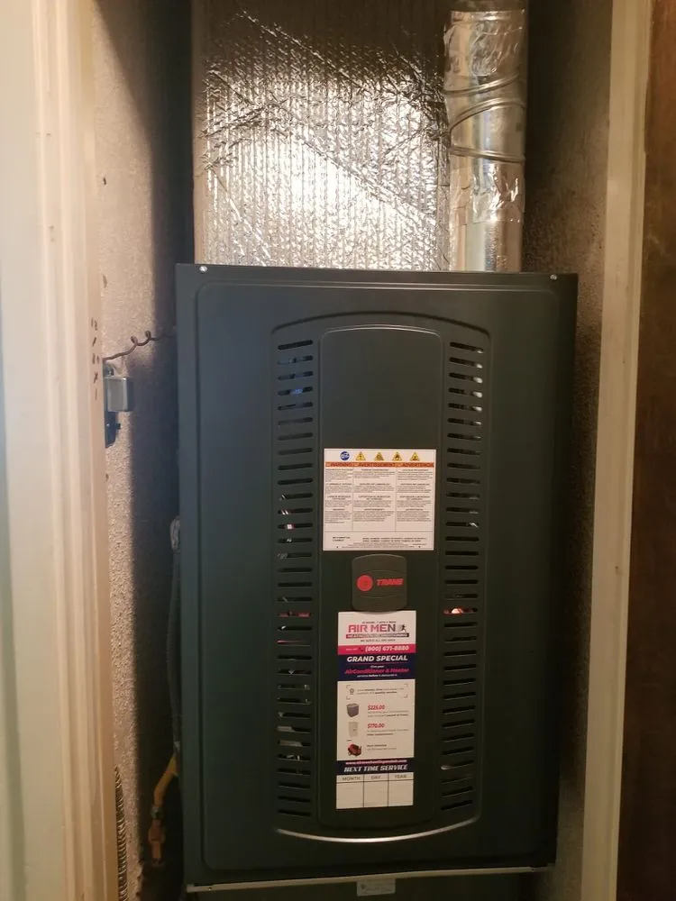 Slide of Air Men Heating and Air Conditioning