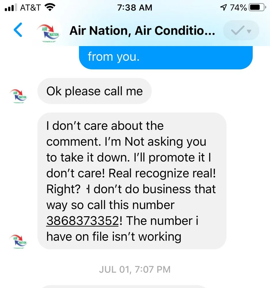 Slide of Air Nation Air Conditioning and Appliance