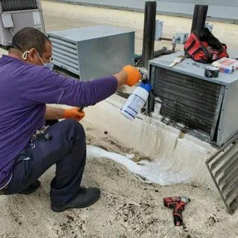 Slide of Air Now Heating and cooling