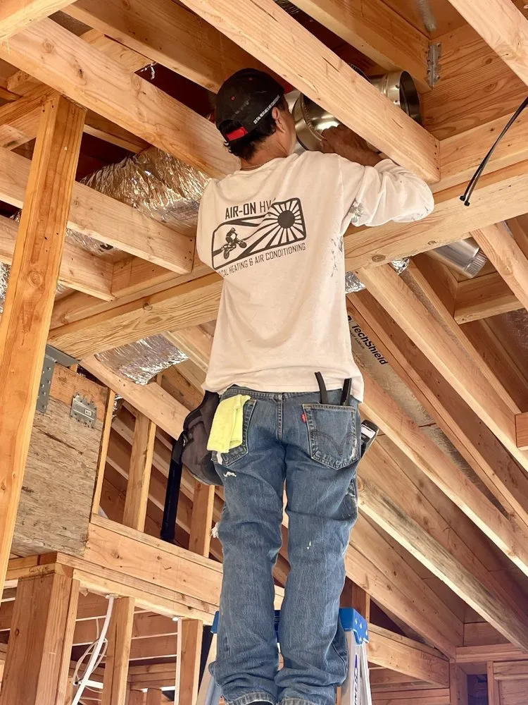 Slide of Air-On HVAC and Construction