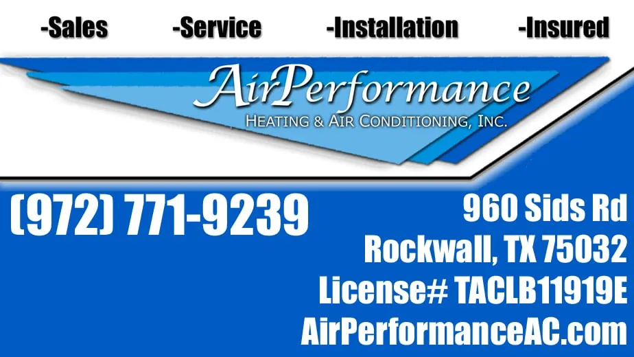 Slide of Air Performance Heating and Air Conditioning