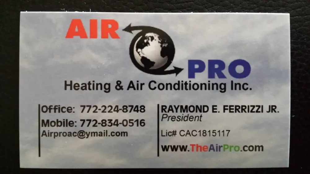 Top-rated AC installation experts serving Port St Lucie, FL - Air Pro Heating & Air Conditioning