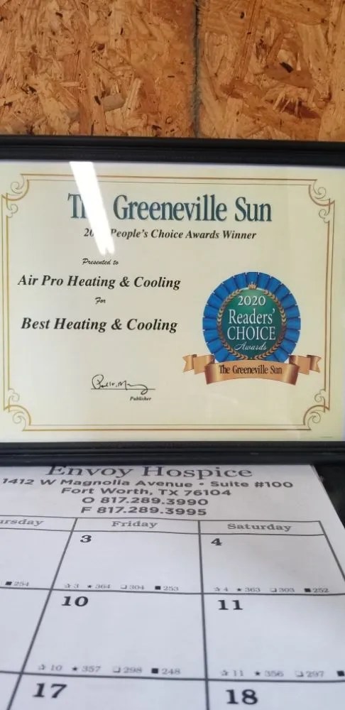 Slide of Air Pro Heating & Cooling