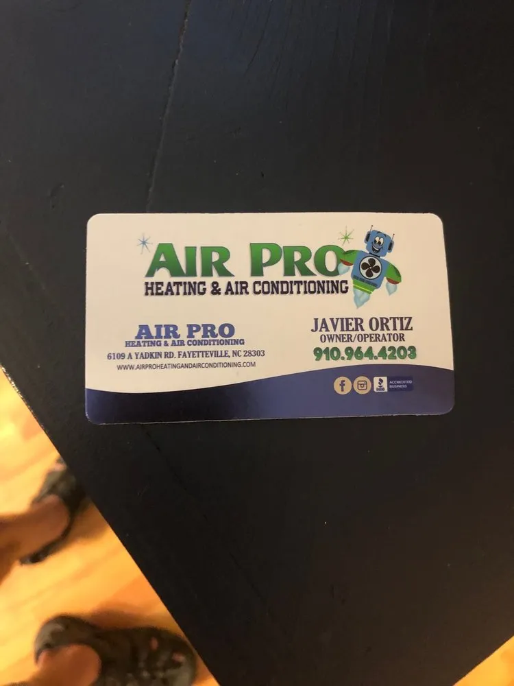 Slide of AIR PRO HEATING AIR AND ELECTRIC