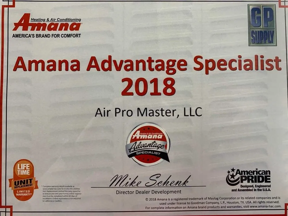 Slide of Air Pro Master Air Conditioning Repair & Installation