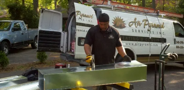 Slide of Air Pyramid Service