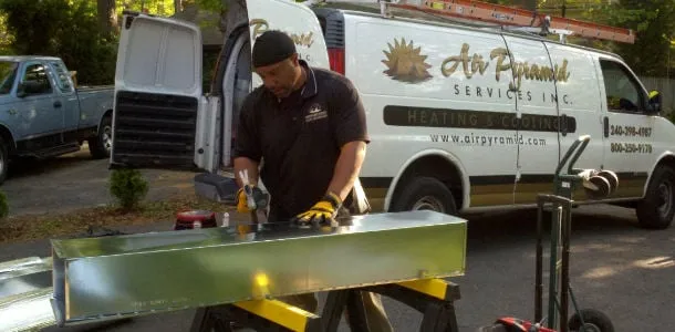 Slide of Air Pyramid Service