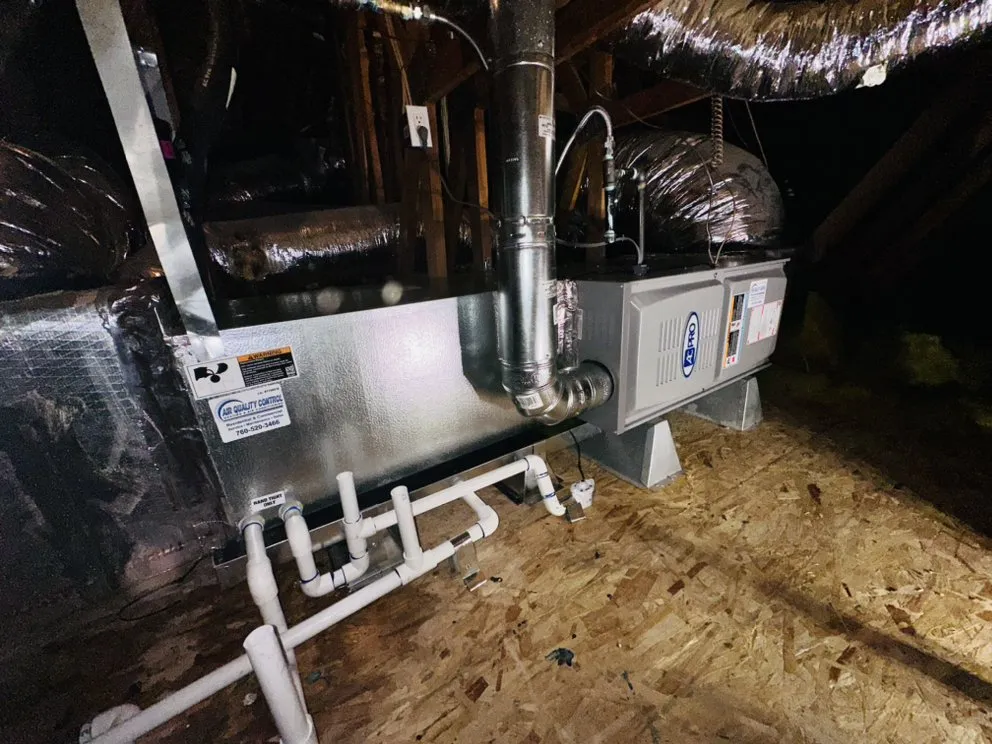 Slide of Air Quality Control Heating and Air conditioning