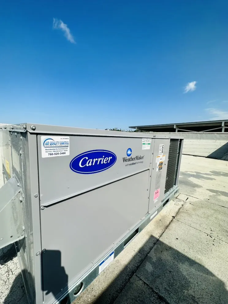 Slide of Air Quality Control Heating and Air conditioning